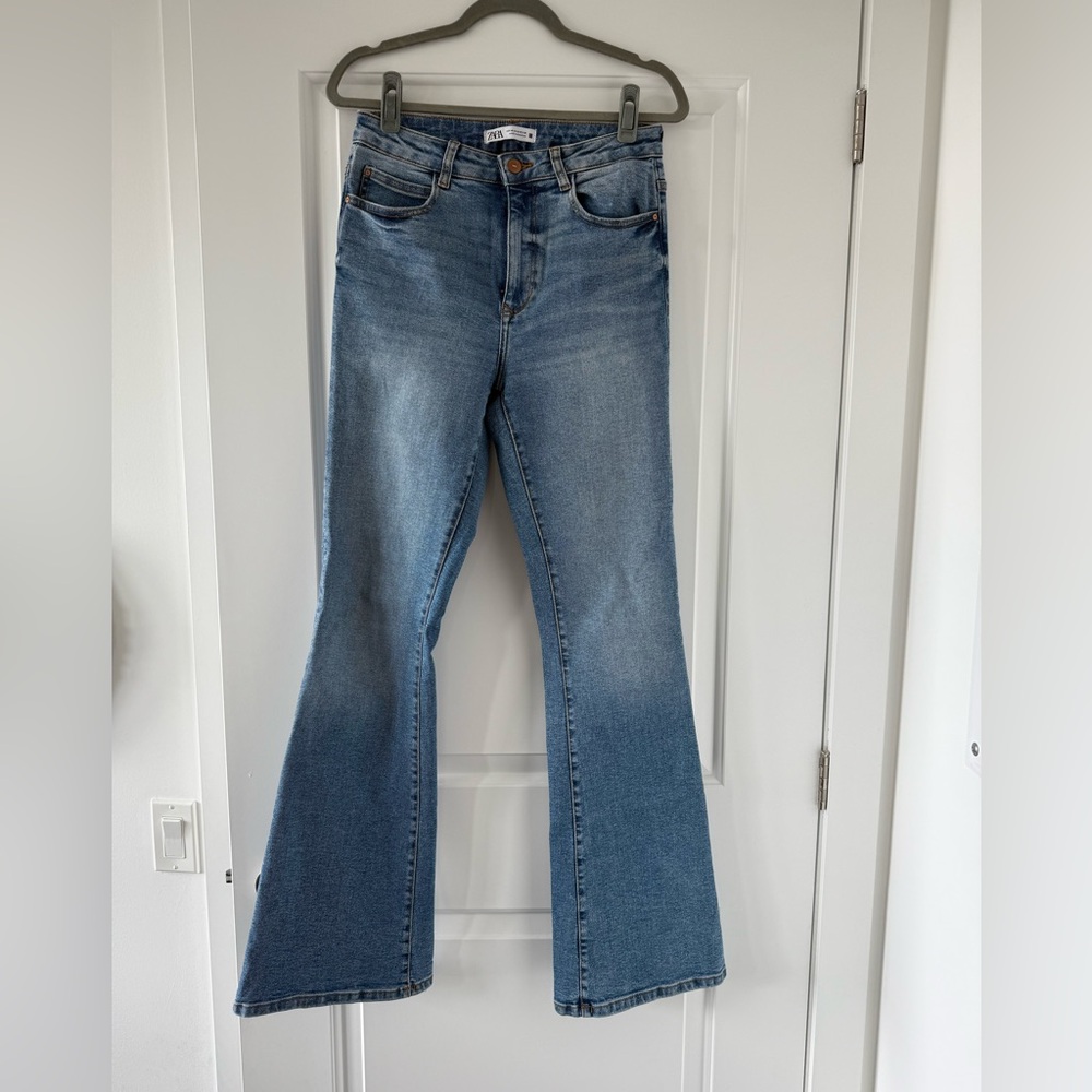 Zara Women's Denim Flare Jeans